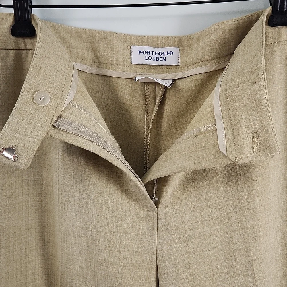 Portfolio Louben Women's High-Rise Dress Pants - Picture 5 of 11